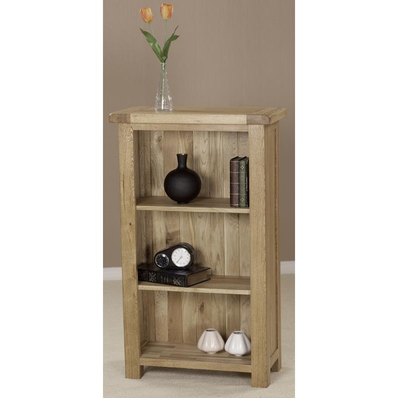 Kingsbury Solid Oak Small Narrow Bookcase